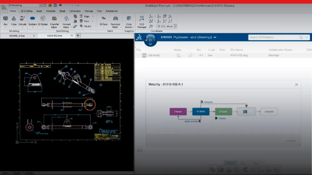 3DEXPERIENCE DraftSight