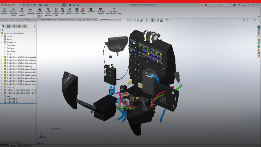 SOLIDWORKS 2022 - Routing
