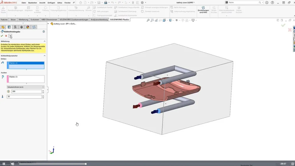 Tipps für die Spritzgusssimulation mit SOLIDWORKS Plastics