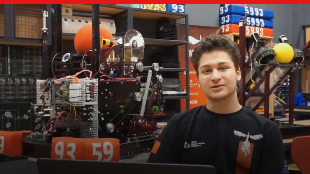 FRC Competition ISTANBUL TURKEY: Student talking