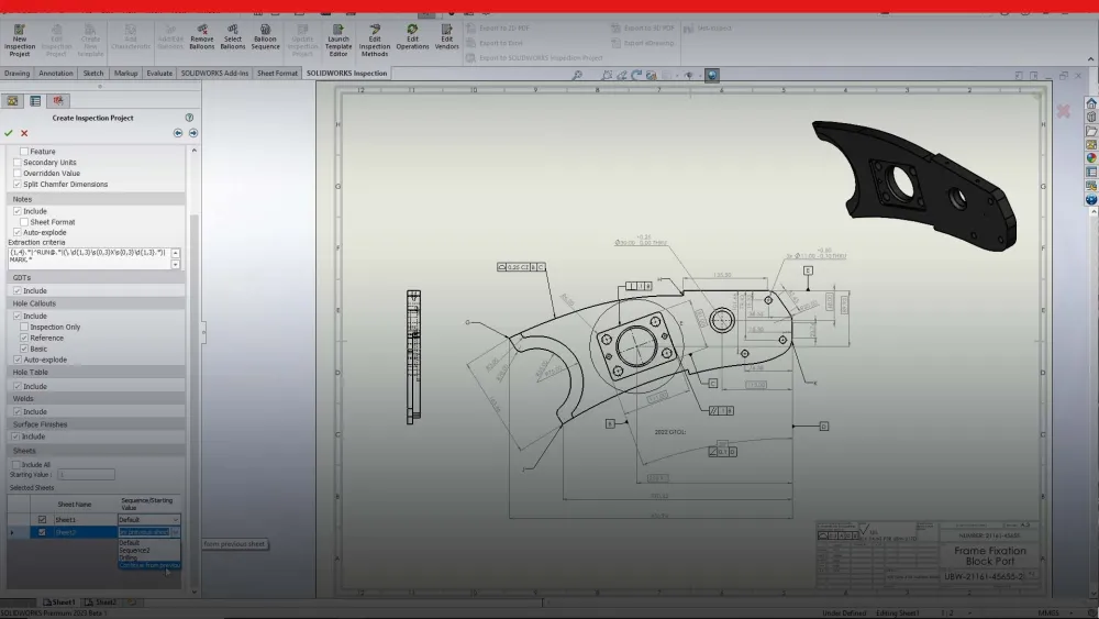 SOLIDWORKS 2023 - SOLIDWORKS Inspection