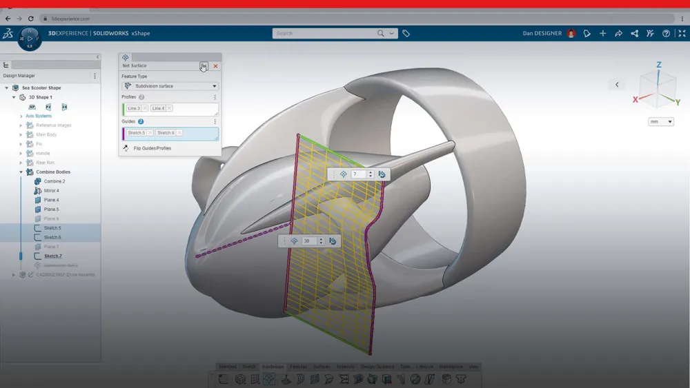 Screenshot of  3D rendering with 3D Sculptor 2023