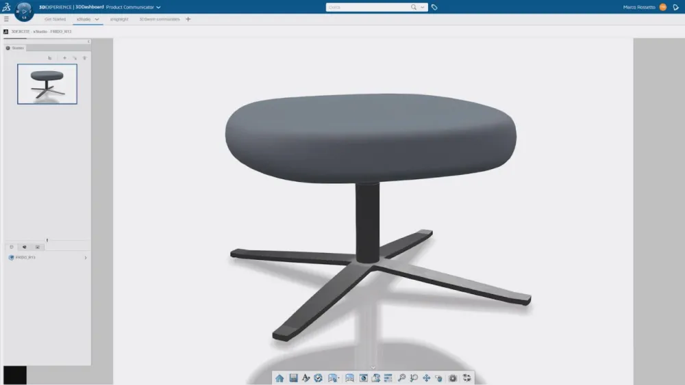 Fratelli Rossetto migliora l'innovazione del design Made In Italy grazie alla 3DEXPERIENCE platform