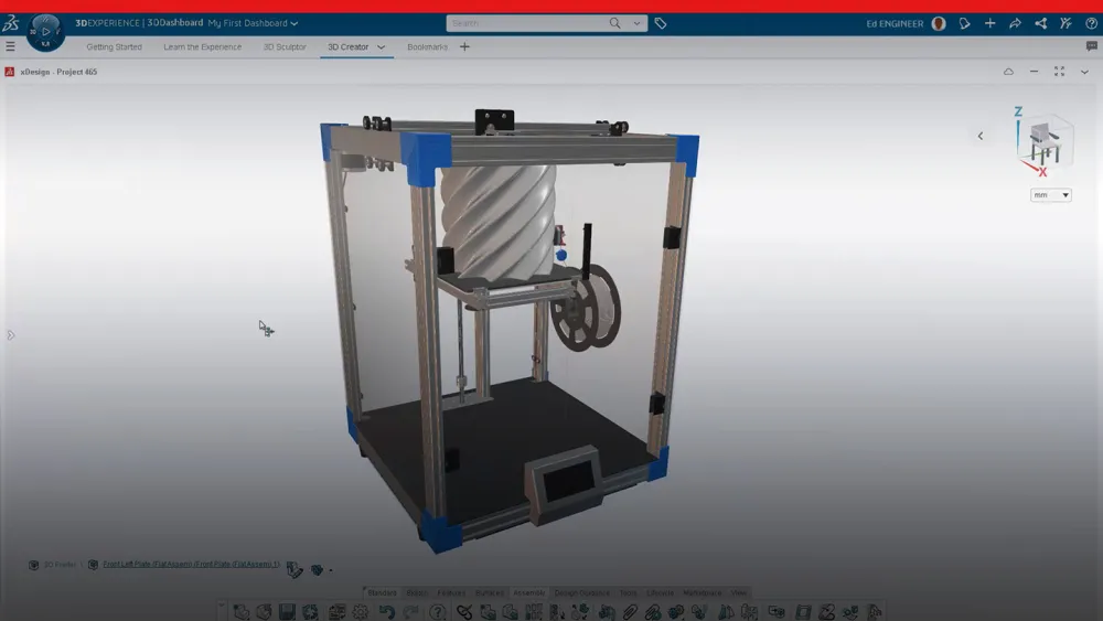 Captura de pantalla de la función SOLIDWORKS Cloud para 2023