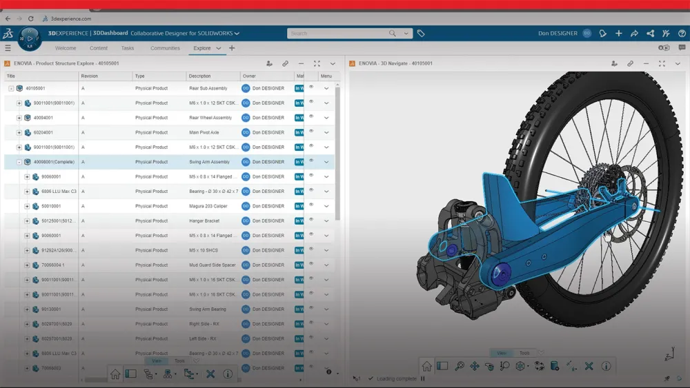 파일 저장 및 수정을 위한 사용자 인터페이스 - SOLIDWORKS Cloud Services