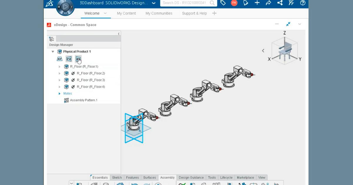 3D Creator: Component Patterns in xDesign | SOLIDWORKS