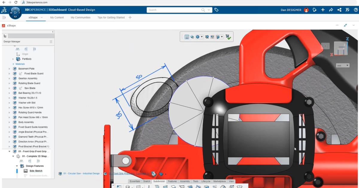Remote arbeiten mit der 3DEXPERIENCE Plattform für SOLIDWORKS - Teil 5: Nutzen Sie xDesign und xShape für Ihre Konzeptarbeit | SOLIDWORKS