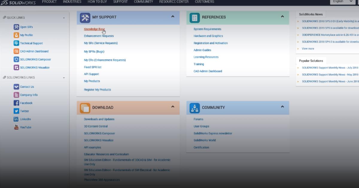 Subscription Benefits: Customer Portal | SOLIDWORKS
