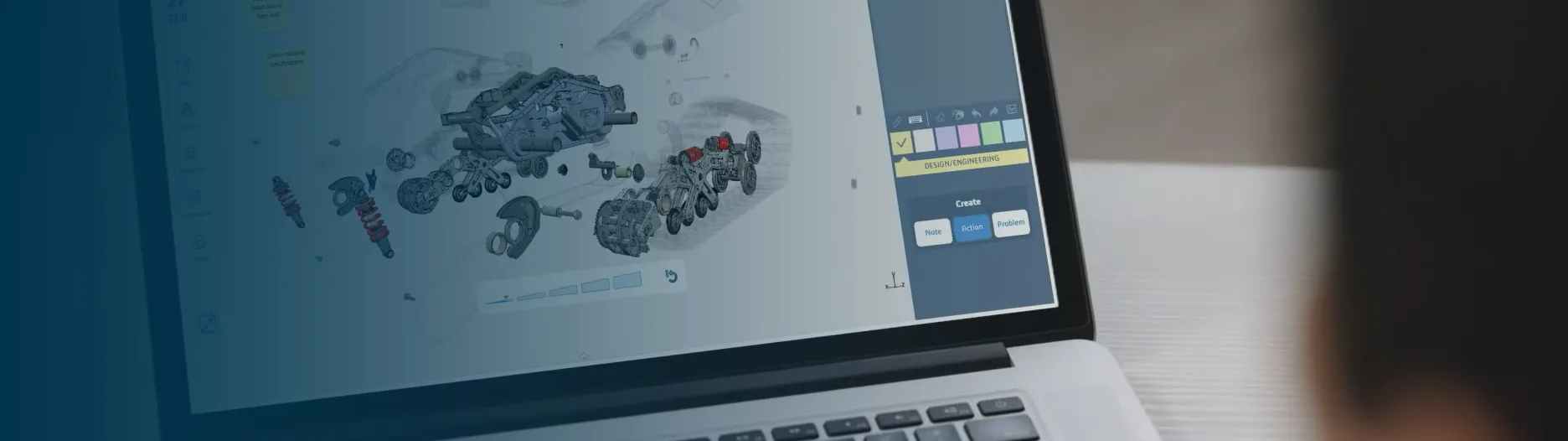 DTV Shredder 차량의 3D 렌더링과 데이터 - 3DEXPERIENCE Works