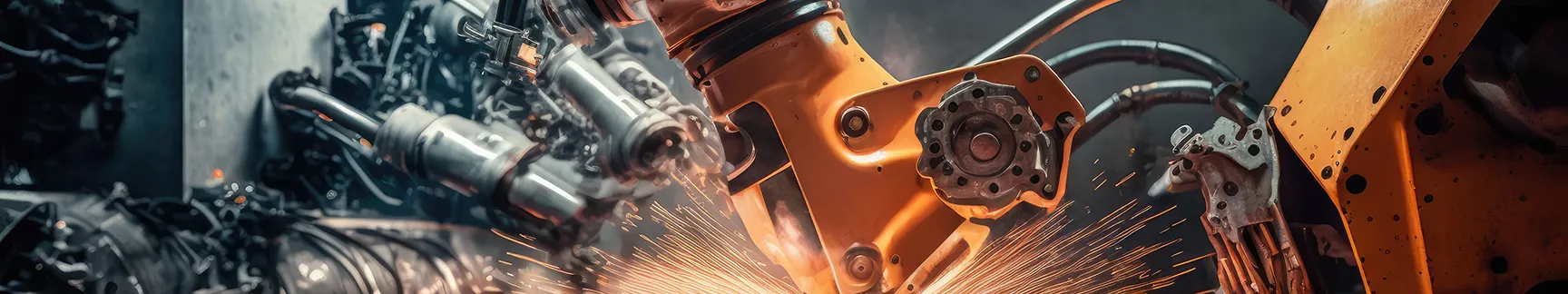 Großer Roboterarm im Fertigungsbereich – SOLIDWORKS
