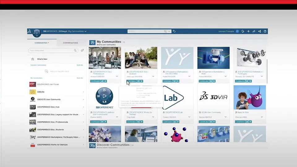 3DEXPERIENCE World 2025 governance presentation slide