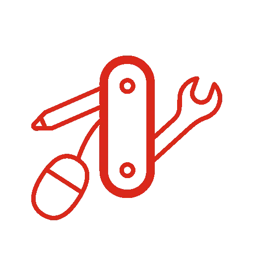 SOLIDWORKS icon showing swiss army knife