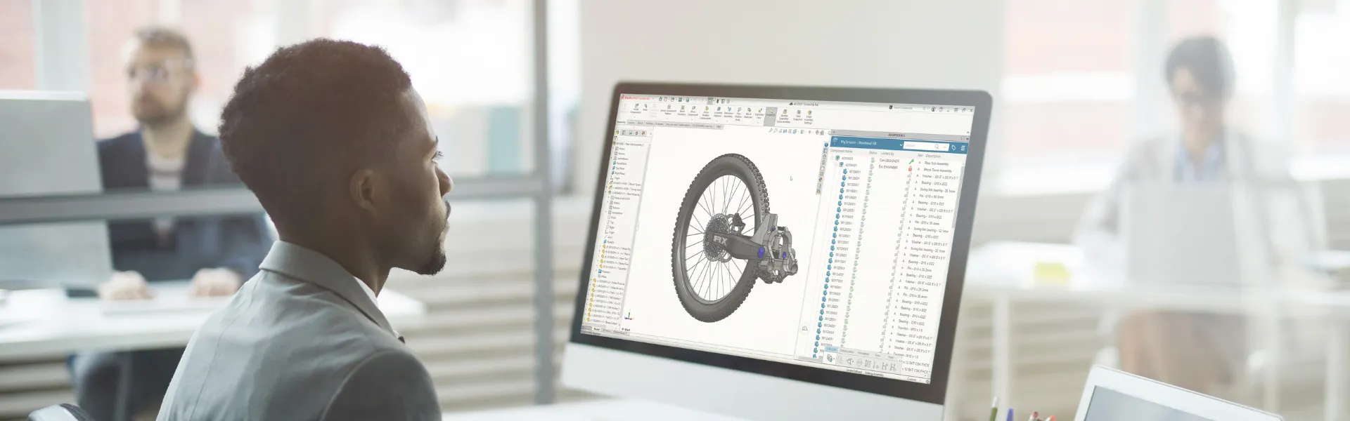 Illustration montrant l'évolution de la CAO du papier vers la conception 3D