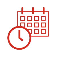 SOLIDWORKS icon showing a calendar and clock