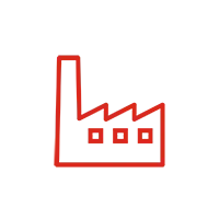 SOLIDWORKS icon showing a factory
