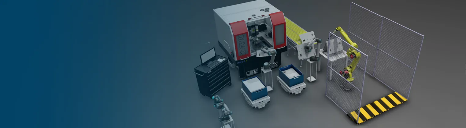3D rendering of manufacturing robot