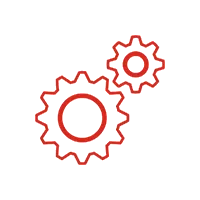 SOLIDWORKS AI-Powered Assembly Structure Generator icon showing gears
