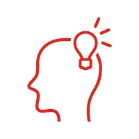 SOLIDWORKS Command Predictor icon showing a person and lightbulb