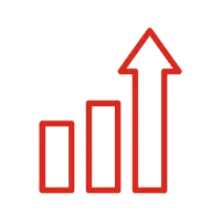 SOLIDWORKS icon with bar graph showing improvement