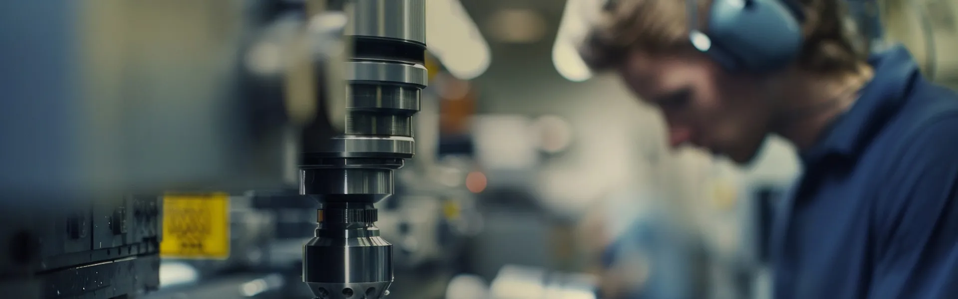 Manufacturing employee working on the shop floor