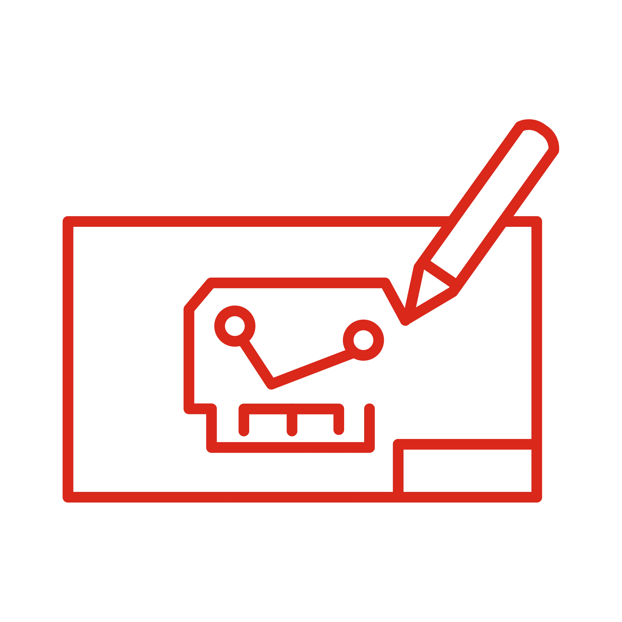 icon depicting schematic design creation