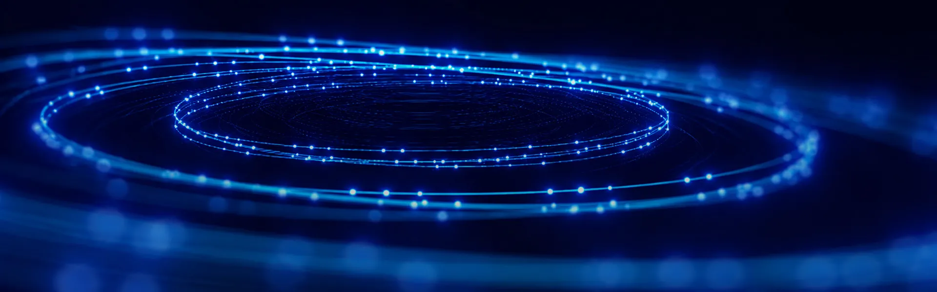 Design showing circular pattern of light