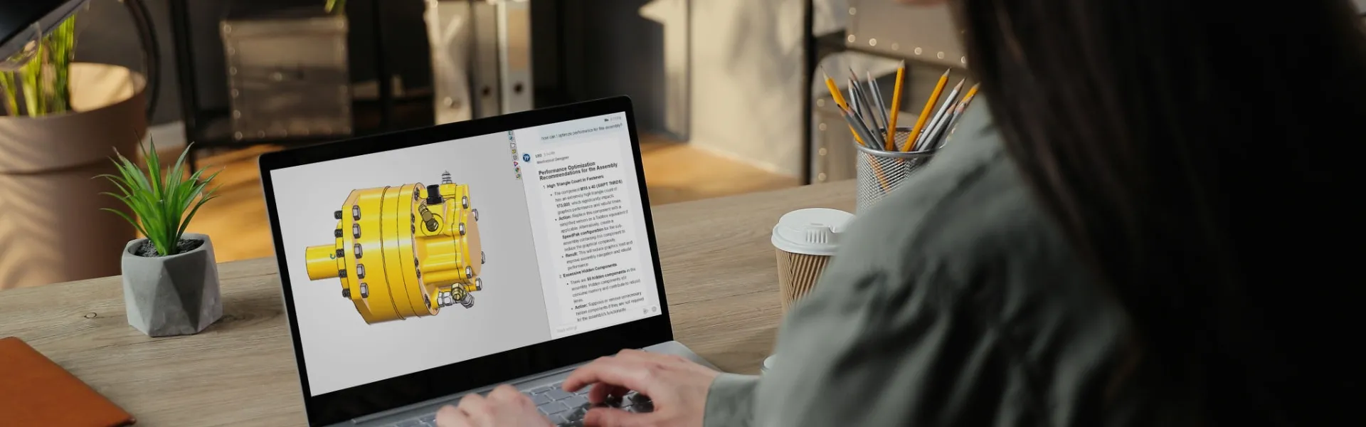SOLIDWORK AI Executive page - in screen