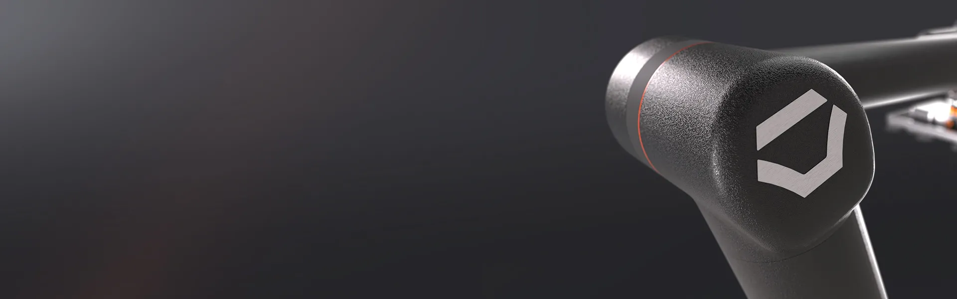 Close-up view of SOLIDWORKS 3D rendering of Standard Bots industrial robot Thor