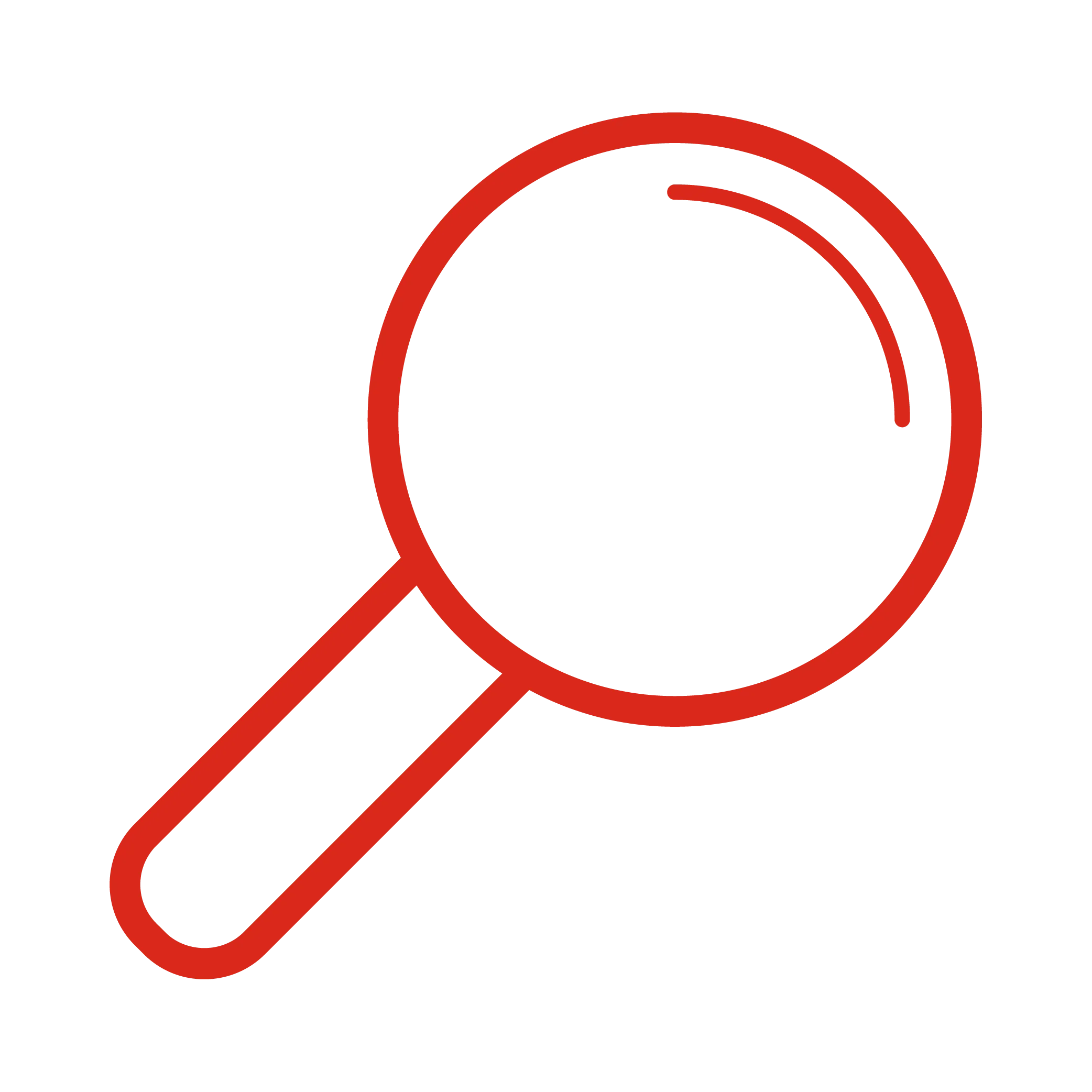 Magnifying glass icon for finding SOLIDWORKS answers