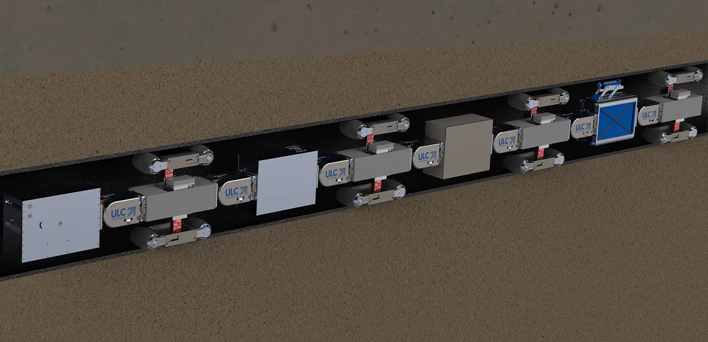 ULC Technologies in-line robot rendering
