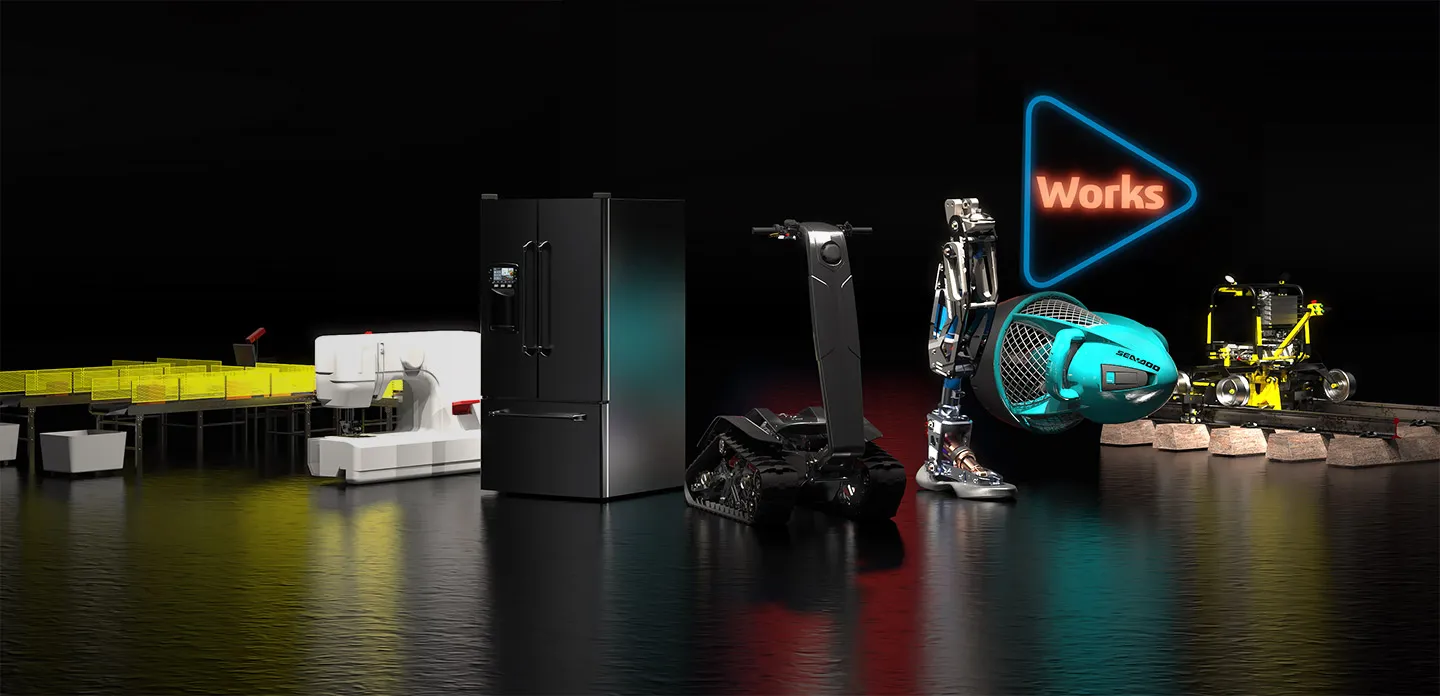 SOLIDWORKSと3DEXPERIENCE Works 2023の連携で動作する製品のラインナップ