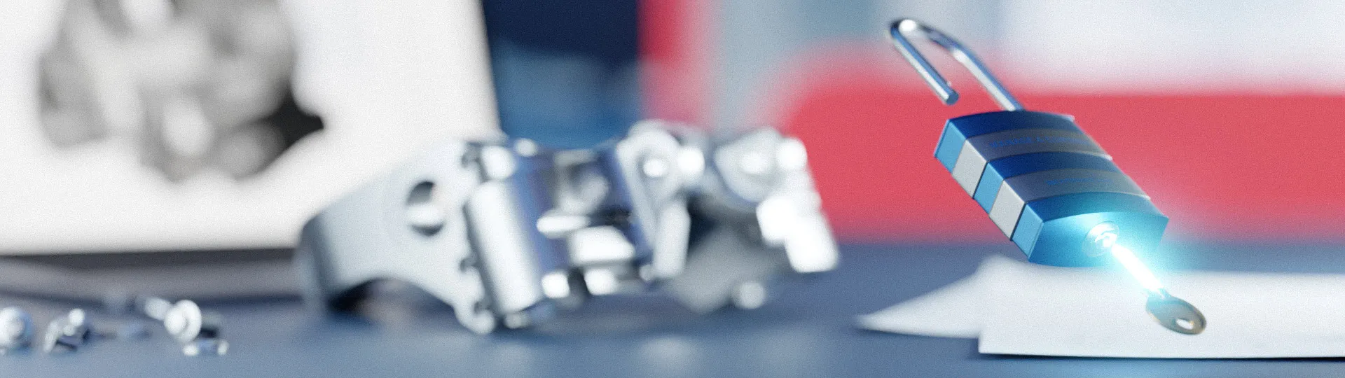 Key unlocking lock - SOLIDWORKS cloud services