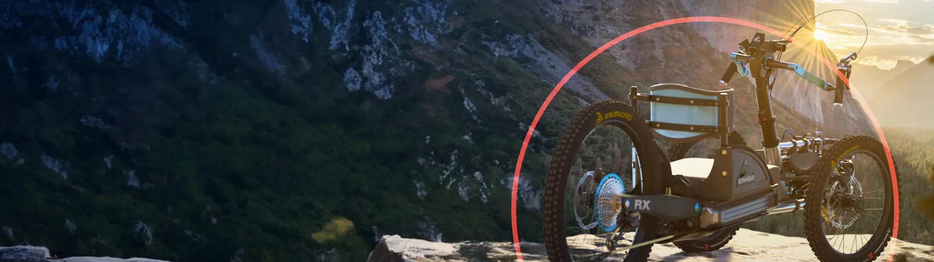 Bowhead e-bike on top of mountain - SOLIDWORKS Education What's New