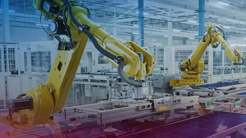Automated factory assembly line