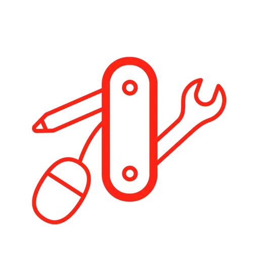 SOLIDWORKS icon showing swiss army knife