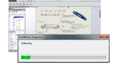 SolidWorks, inspection, tarkistusraportti, mittaaminen, piirustus